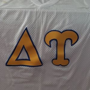 Delta Upsilon football jersey
